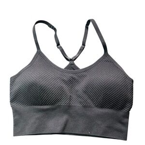 PRO FIT GEAR seamless Wirefree pull on racerback athletic Pilates sports bra